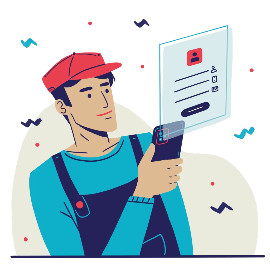 connexion à l'application mobile